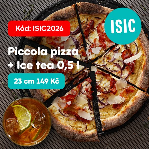 Piccola carbonara + Ice tea