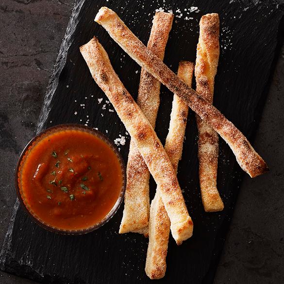 Ditini with tomato dip