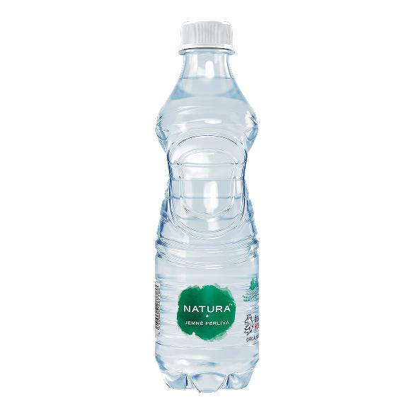 VODA NATURA jemně perlivá 0,5l