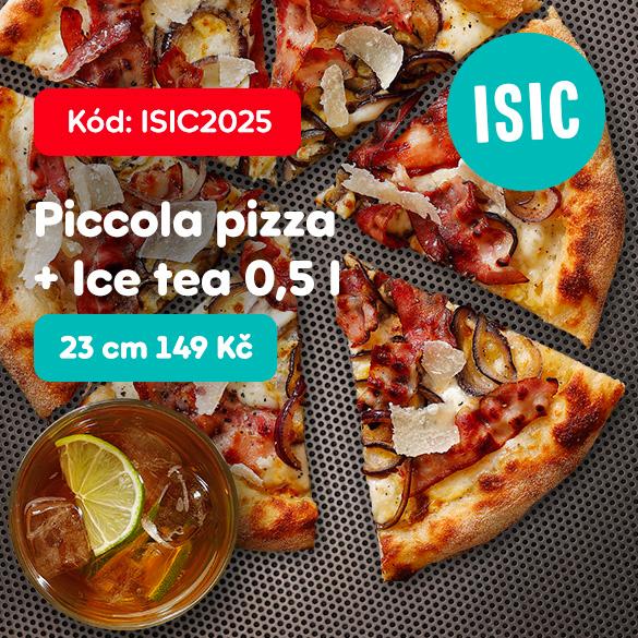 Piccola carbonara + Ice tea