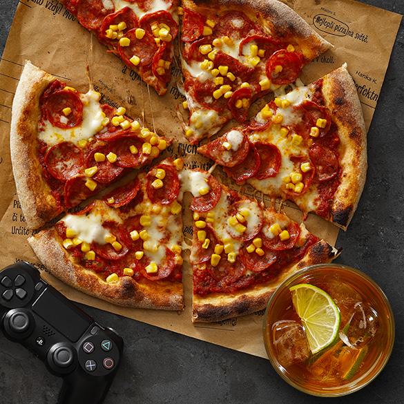 Pizza gaming menu