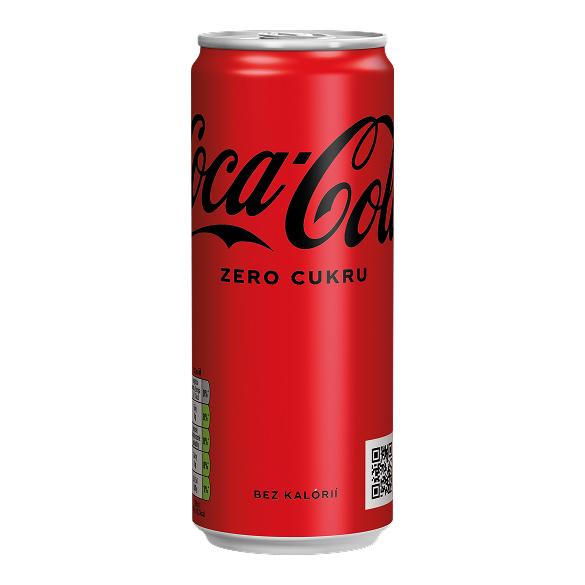 COCA COLA ZERO plech 0,33l