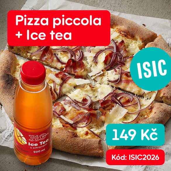 Piccola Carbonara + Ice tea