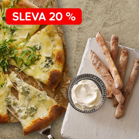 Quattro formaggi + Ditini