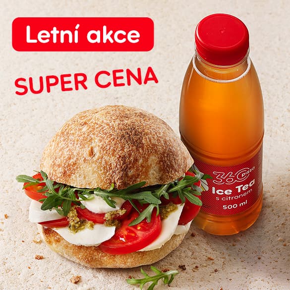 Panino Caprese + Ice tea 0,5 l