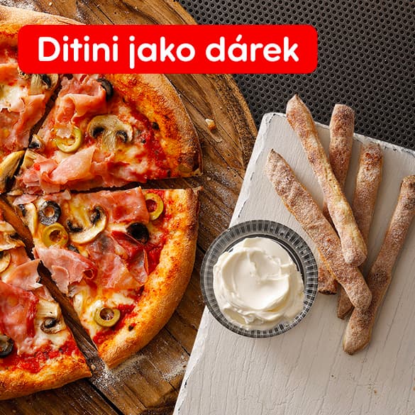 Pizza Capricciosa + ditini