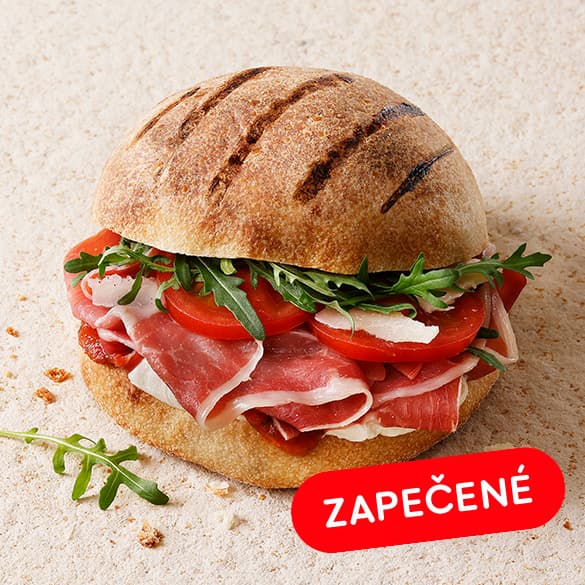 Zapečené Panino Prosciutto