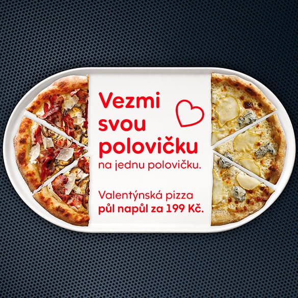 Pizza půl napůl